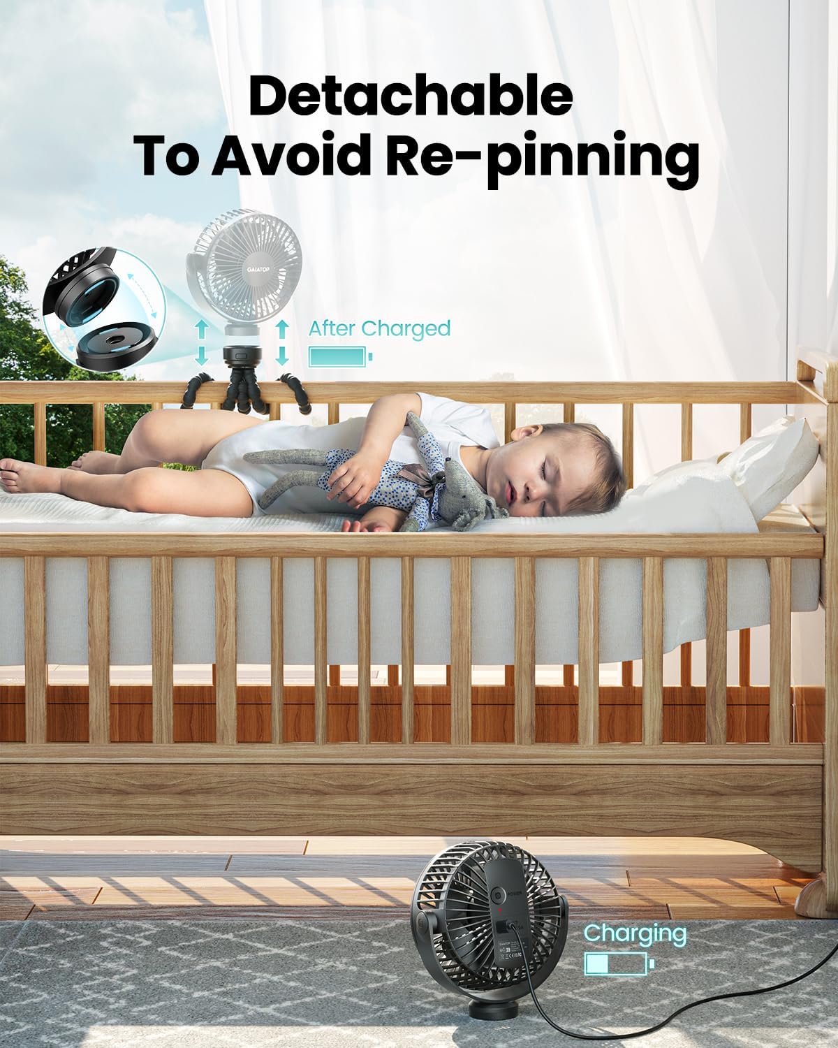 HydroCool Portable Stroller Fan™